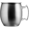 Кружка для коктейля 500мл D 8,5см h 10см МОСКОВСКИЙ МУЛ, античный никель/нержавеющая сталь серебрянный