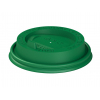 Крышка для стакана 300-500мл D 90мм пластик ПП зеленый с носиком