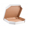 Коробка для пиццы трапеция 340х340х40мм картон белый профиль 